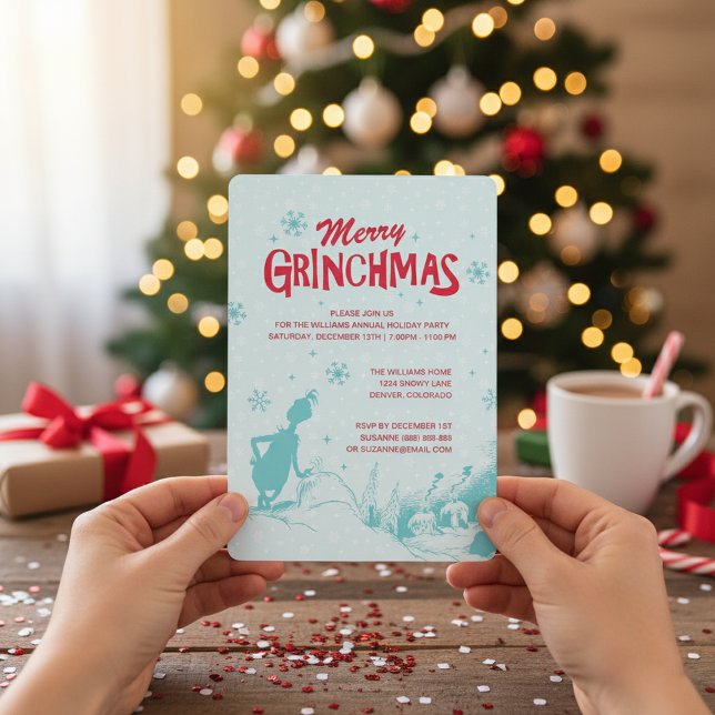 Dr. Seuss | Grinch - Höjdpunktsfest Inbjudningar (Skapare uppladdad)