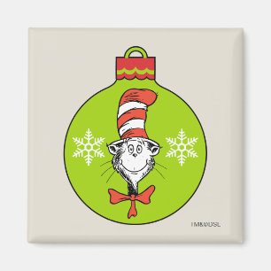 Dr. Seuss Grinch Katten i hatten-ornament Magnet