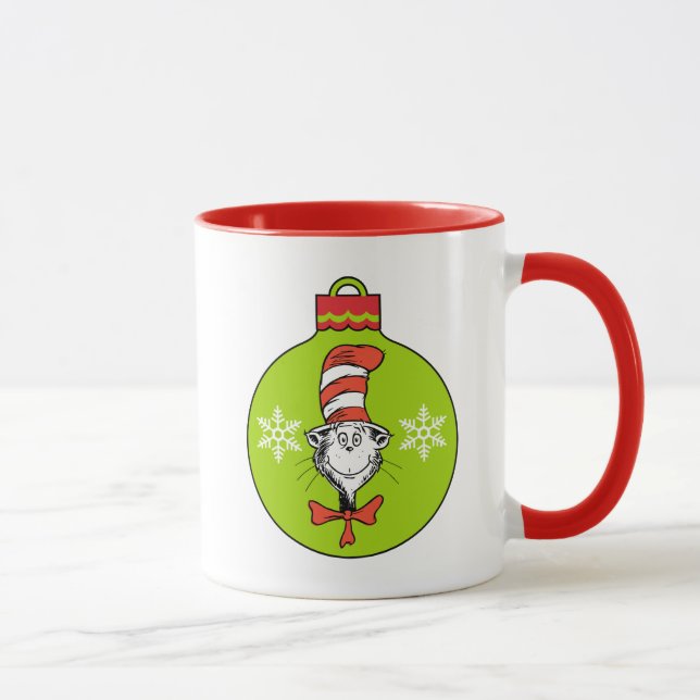 Dr. Seuss | Grinch | Katten i hatten-ornament Mugg (Höger)
