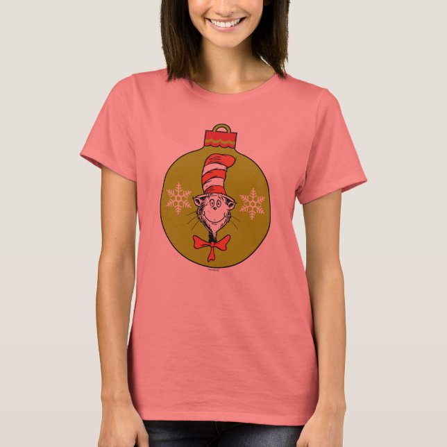 Dr Seuss| Grinch| Klassisk katt i Ha T Shirt (Framsida)