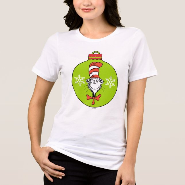 Dr Seuss| Grinch| Klassisk katt i Ha T Shirt (Framsida)