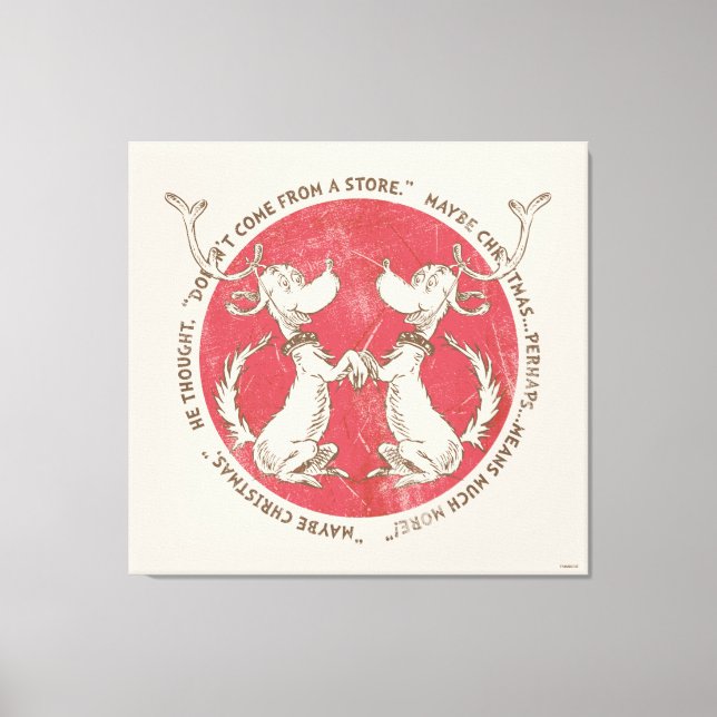 Dr Seuss | Grinch | Max - Juloffert Canvastryck (Framsida)