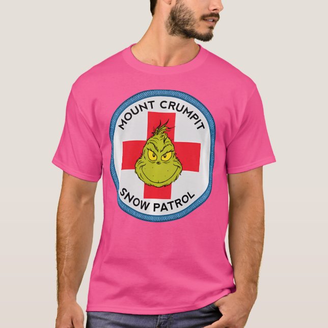 Dr Seuss Grinch Mount Crumpit Snö Patrol T Shirt (Framsida)