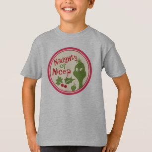 Dr Seuss Grinch - Naughty eller Nice? Tee