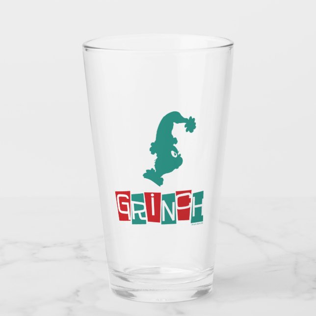 Dr. Seuss | Grinch - Röd & Grön Glaskopp (Framsida)