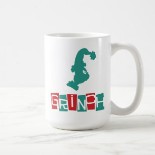 Dr. Seuss Grinch - Röd & Grön Kaffemugg