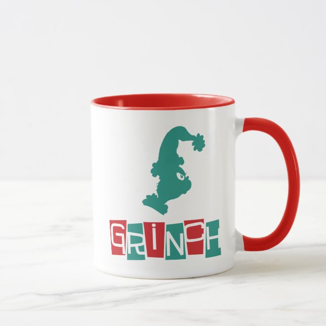 Dr. Seuss | Grinch - Röd & Grön Mugg (Höger)