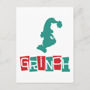 Dr. Seuss Grinch - Röd & Grön Vykort