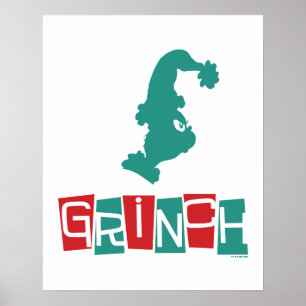 Dr Seuss   Grinch - röd och Grönt Poster
