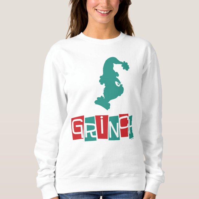 Dr Seuss | Grinch - röd och Grönt T Shirt (Framsida)