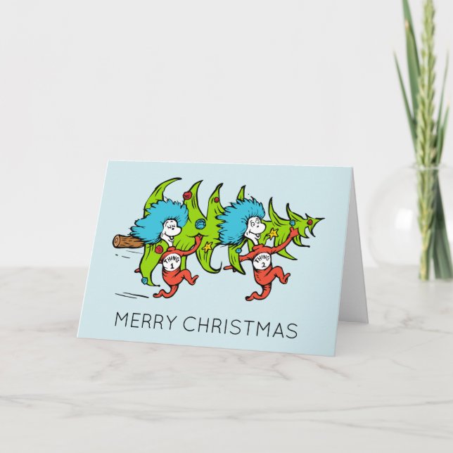 Dr Seuss | Grinch | Sak 1 Sak 2 jul Helgkort (Framsida)