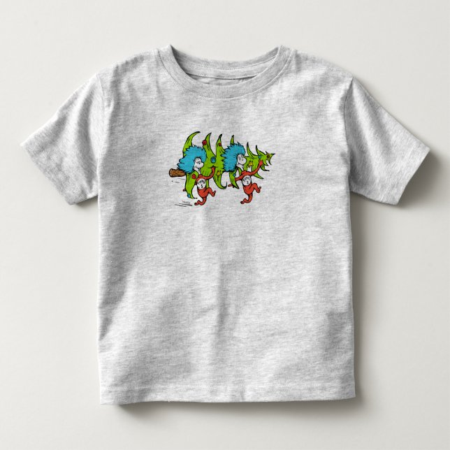 Dr. Seuss | Grinch | Sak 1 Sak Jul Tee Shirt (Framsida)