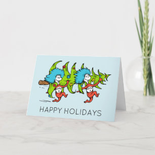 Dr. Seuss Grinch Sakerna Ett Sakerna Två Helgkort