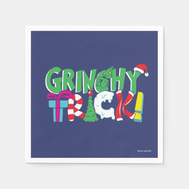 Dr. Seuss | Grinch-trick Pappersservett (Framsidan)
