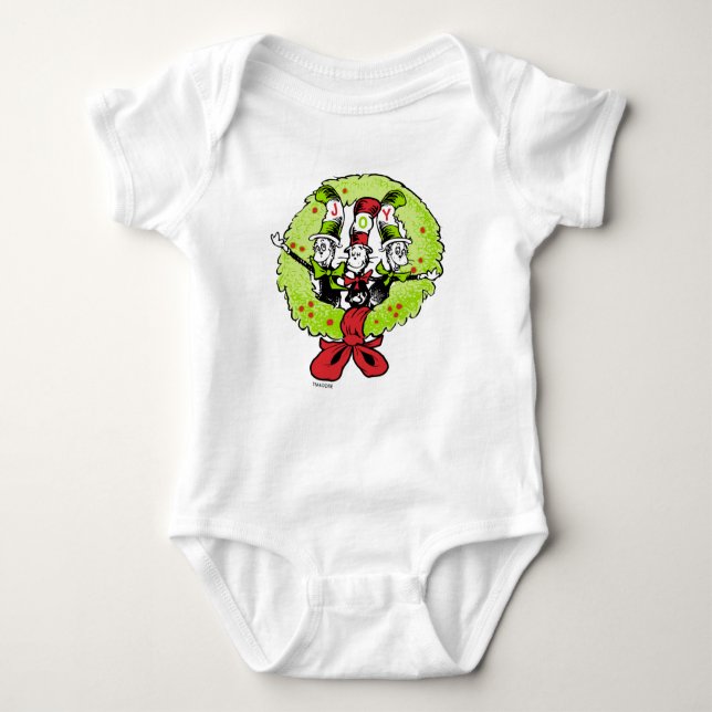 Dr Seuss| Grinch| Vem ville ha jul Joy T Shirt (Framsida)