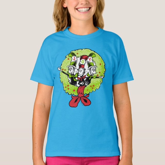 Dr Seuss | Grinch | Vem ville jul Joy T-shirt (Framsida)