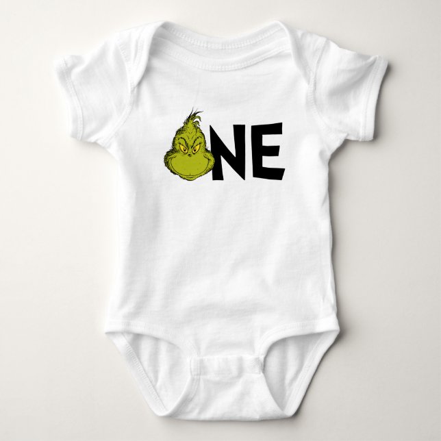 Dr. Seuss | Grinch Vinter 1-årsdag T Shirt (Framsida)