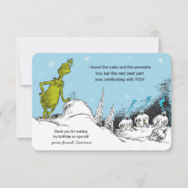 Dr. Seuss | Grinch Vinter Födelsedag Tack