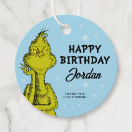 Dr. Seuss | Grinch Vinter Födelsedagspresent Gåvor Etiketter