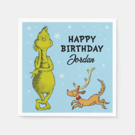 Dr Seuss | Grinch Winter Birthday Pappersservett