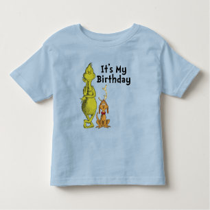 Dr Seuss   Grinch Winter Birthday T Shirt