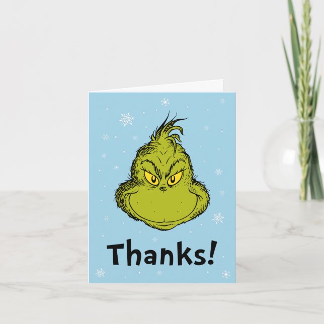 Dr Seuss | Grinch Winter Birthday Tack (Framsida)