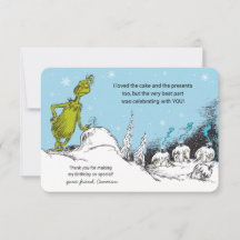 Dr Seuss | Grinch Winter Birthday Tack