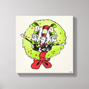 Dr Seuss Grinchen Who-ville Julglädje Canvastryck
