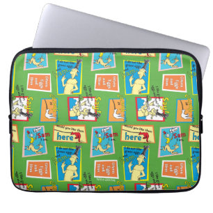 Dr. Seuss Gröna ägg och skinka Berättelsecitat Laptop Fodral