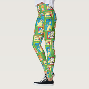 Dr. Seuss Gröna ägg och skinka Berättelsecitat Leggings