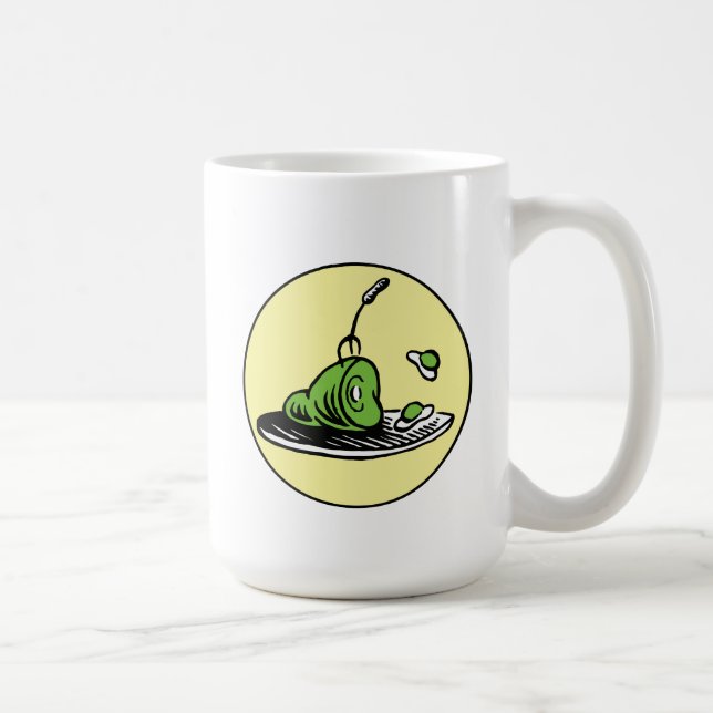 Dr. Seuss | Gröna ägg och skinka Ikon Kaffemugg (Höger)