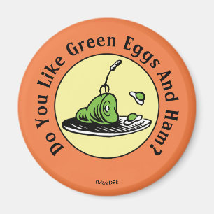 Dr. Seuss Gröna ägg och skinka Ikon Magnet
