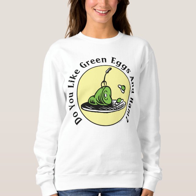 Dr. Seuss | Gröna ägg och skinka-ikon T Shirt (Framsida)
