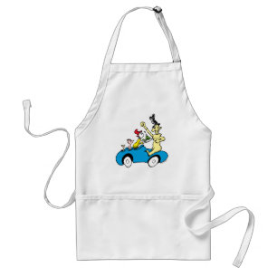 Dr. Seuss Gröna ägg och skinka Karaktärer i bil Förkläde