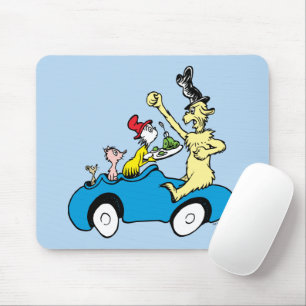 Dr. Seuss Gröna ägg och skinka Karaktärer i bil Musmatta