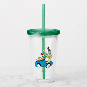 Dr. Seuss Gröna ägg och skinka Karaktärer i bil Take Away Mugg