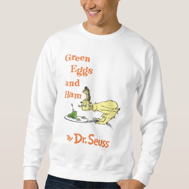 Dr. Seuss | Gröna ägg och skinka Lång Ärmad Tröja (Framsida)
