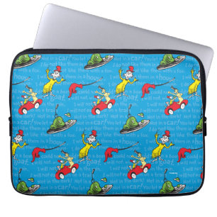 Dr. Seuss   Gröna Ägg Och Skinka Sagoboksmönster Laptop Fodral