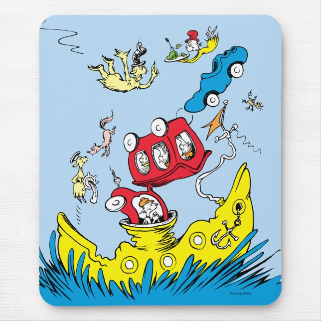 Dr. Seuss | Gröna ägg och skinka-scen Musmatta (Framsidan)