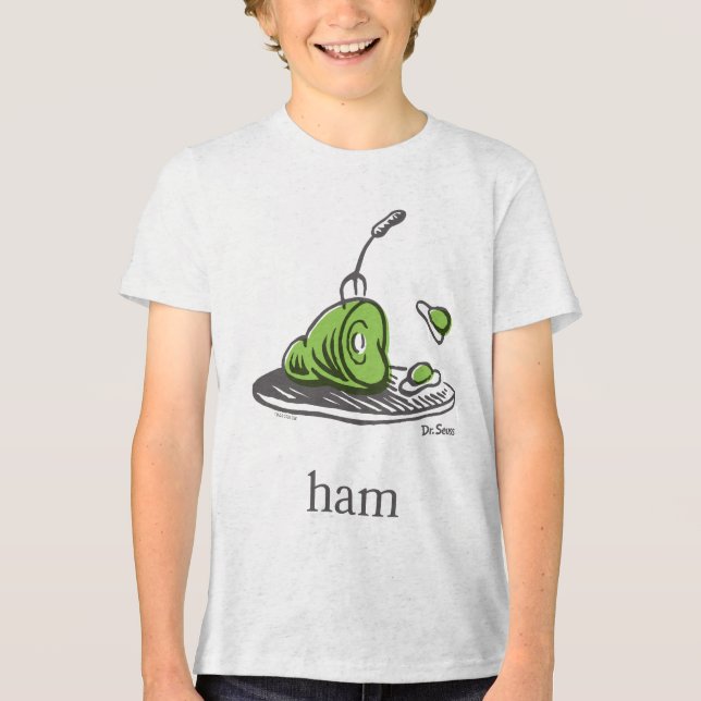 Dr. Seuss | Gröna ägg och skinka T Shirt (Framsida)