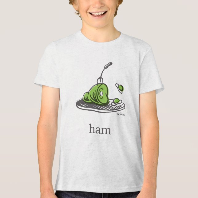 Dr. Seuss | Gröna ägg och skinka T Shirt (Framsida)