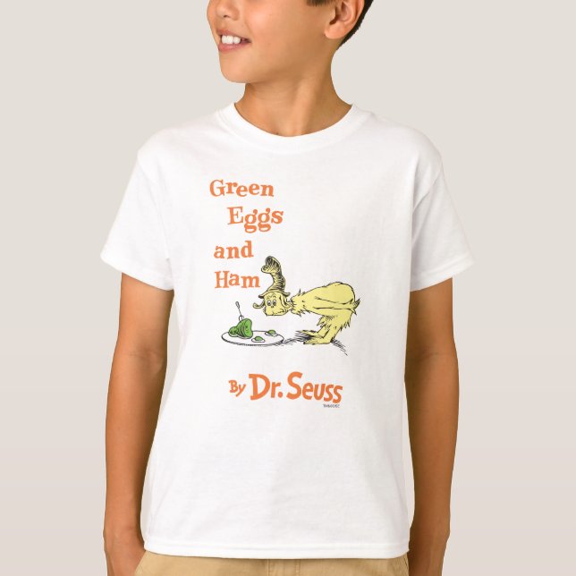 Dr. Seuss | Gröna ägg och skinka T Shirt (Framsida)
