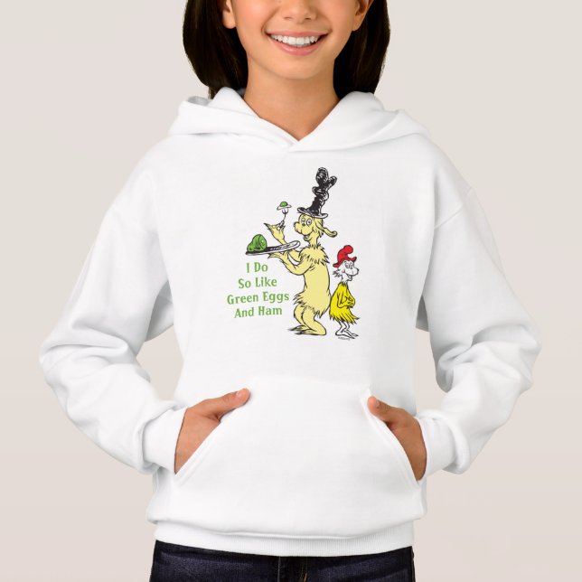 Dr. Seuss | Gröna ägg och skinka | Vän & Sam-I-Am T Shirt (Framsida)