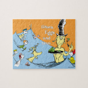 Dr. Seuss Gröna ägg och skinka Vattenscen Pussel