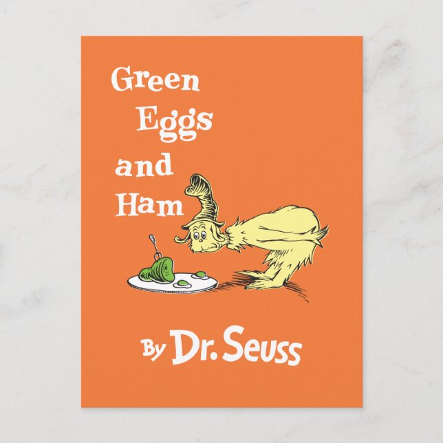 Dr. Seuss | Gröna ägg och skinka Vykort (Framsida)
