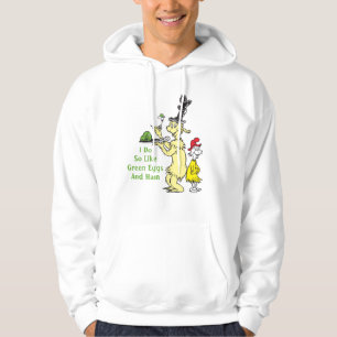 Dr Seuss Grönt Ägg och ham Friend & Sam-I-Am Hoodie