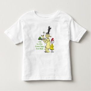 Dr Seuss Grönt Ägg och ham Friend & Sam-I-Am T Shirt