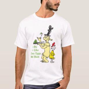 Dr Seuss Grönt Ägg och ham Friend & Sam-I-Am T Shirt