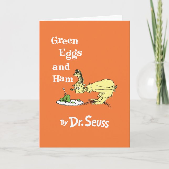 Dr Seuss | Grönt Ägg och ham Kort (Framsida)