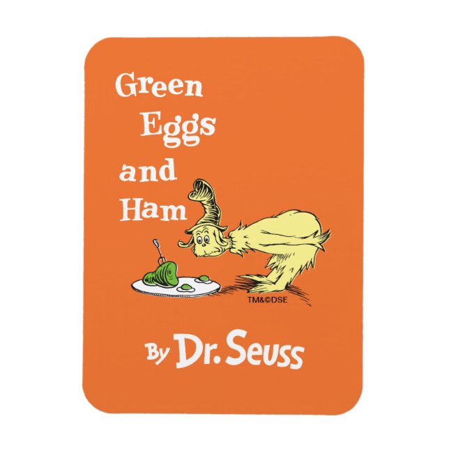 Dr Seuss | Grönt Ägg och ham Magnet (Vertikal)